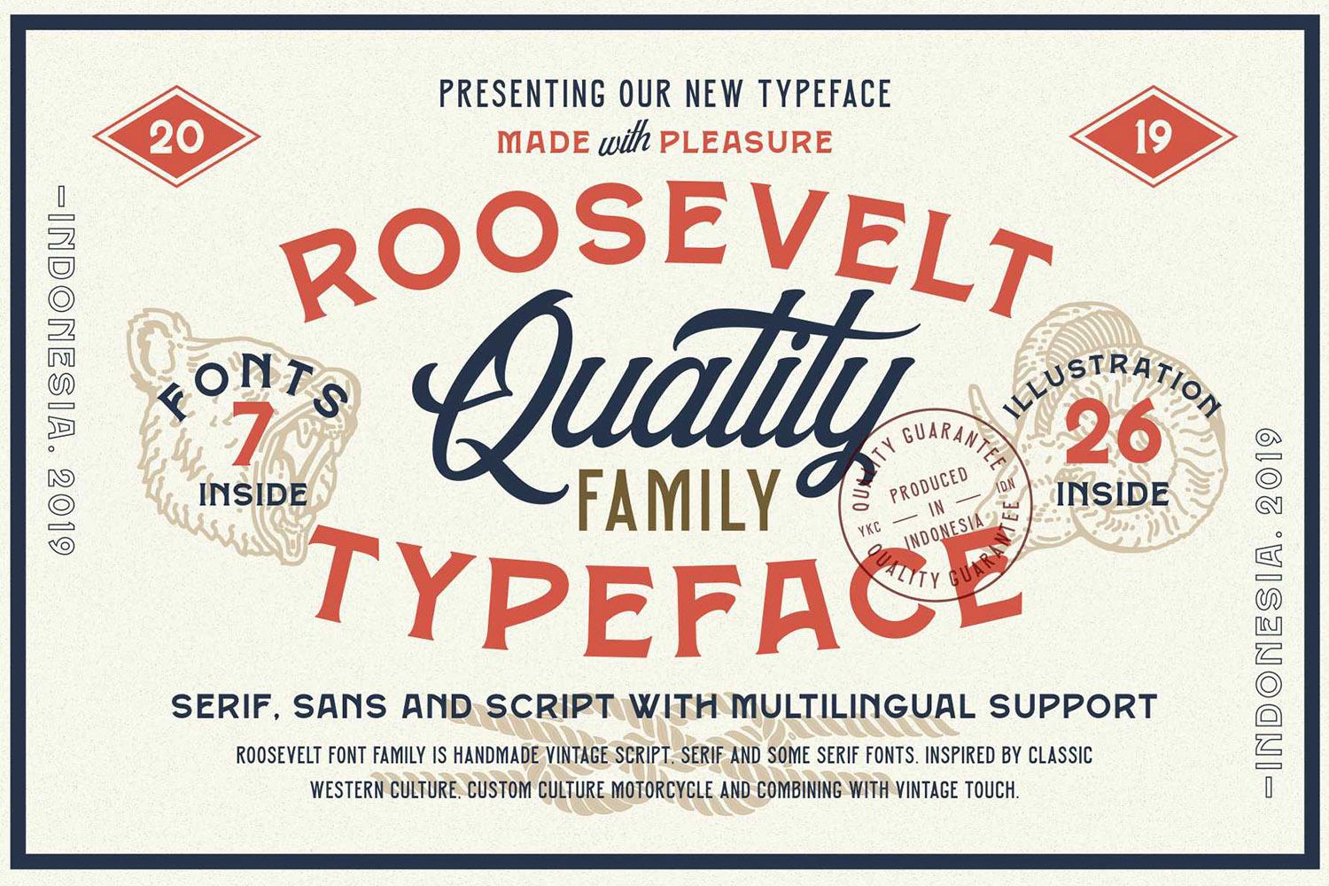Roosevelt Family Font