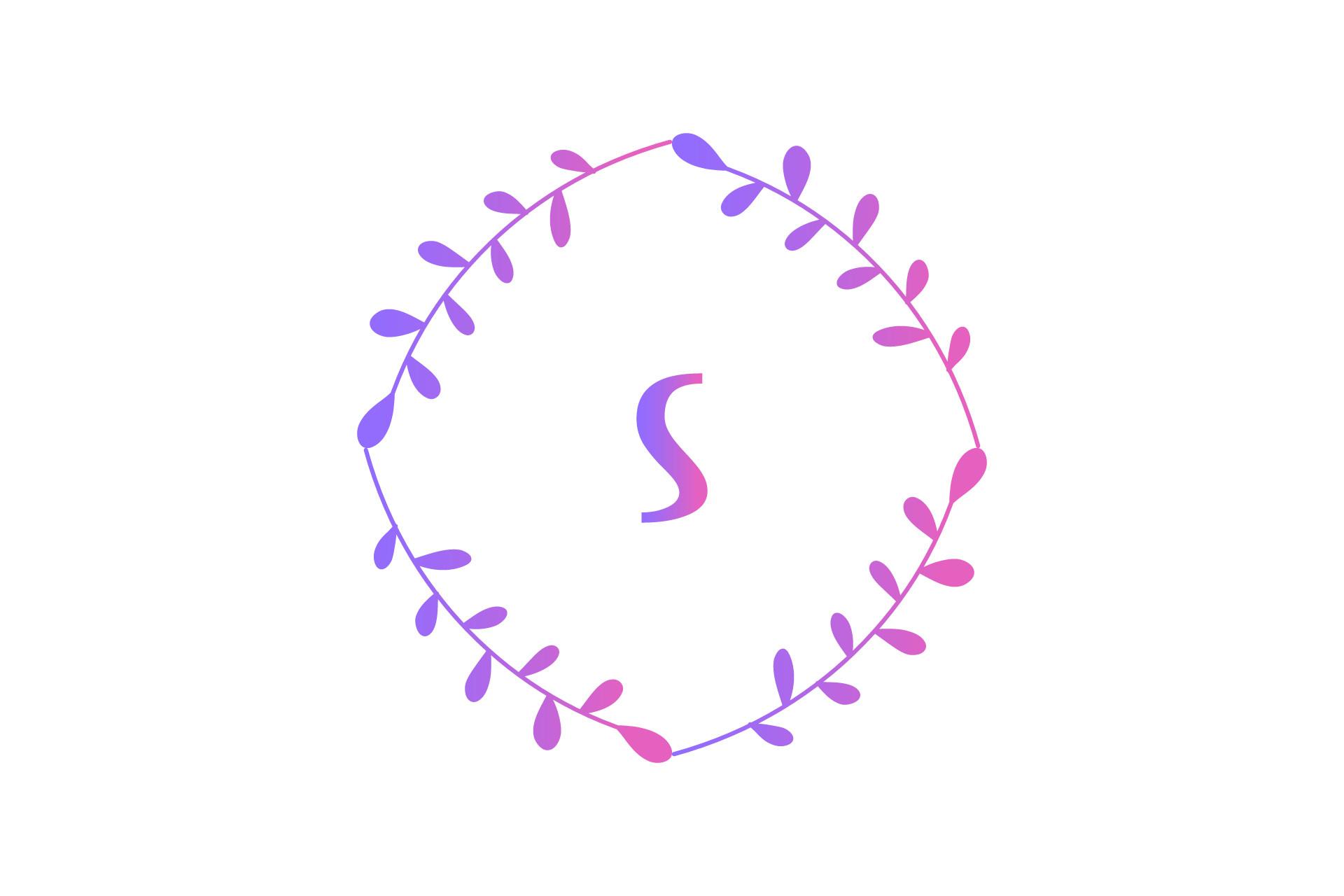 Monogram Beauty Element Frame