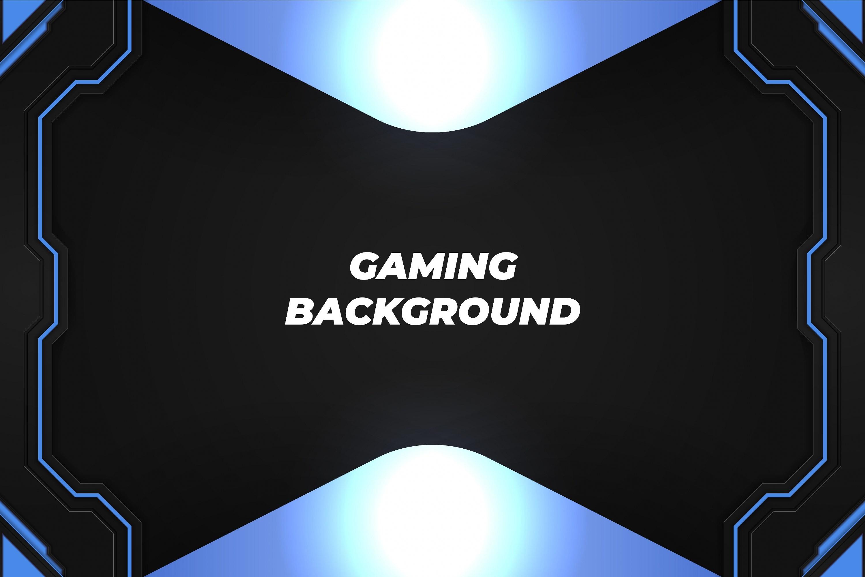 Gaming Background Black and Blue