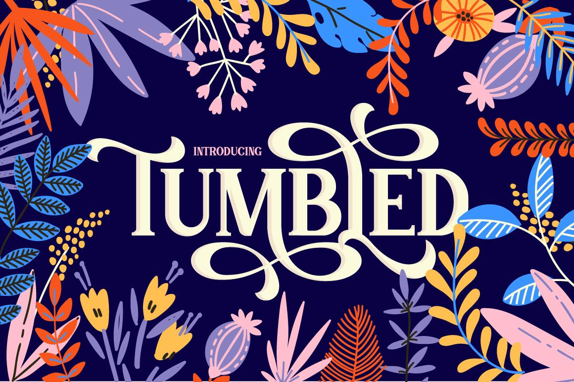 Tumbled Font