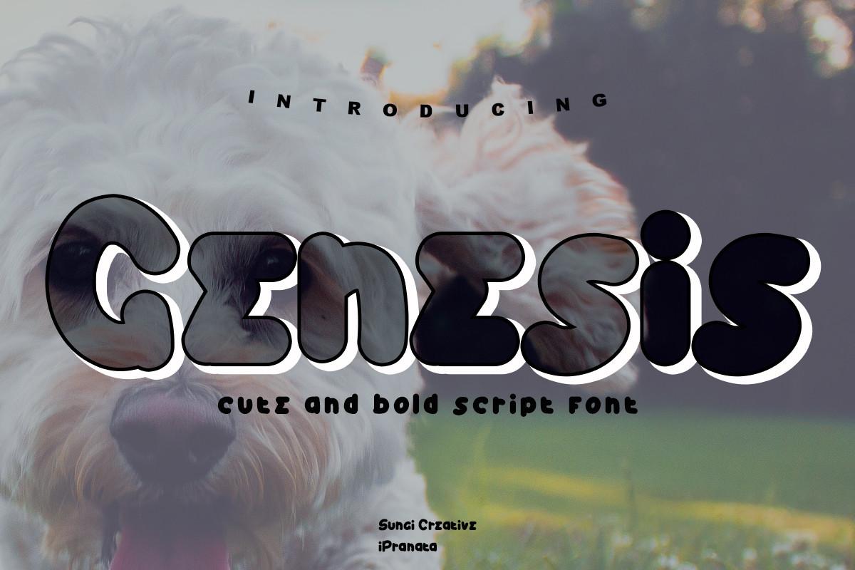Genesis Font