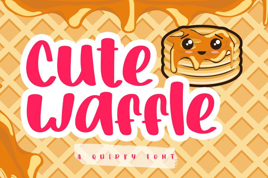 Cute Waffle Font