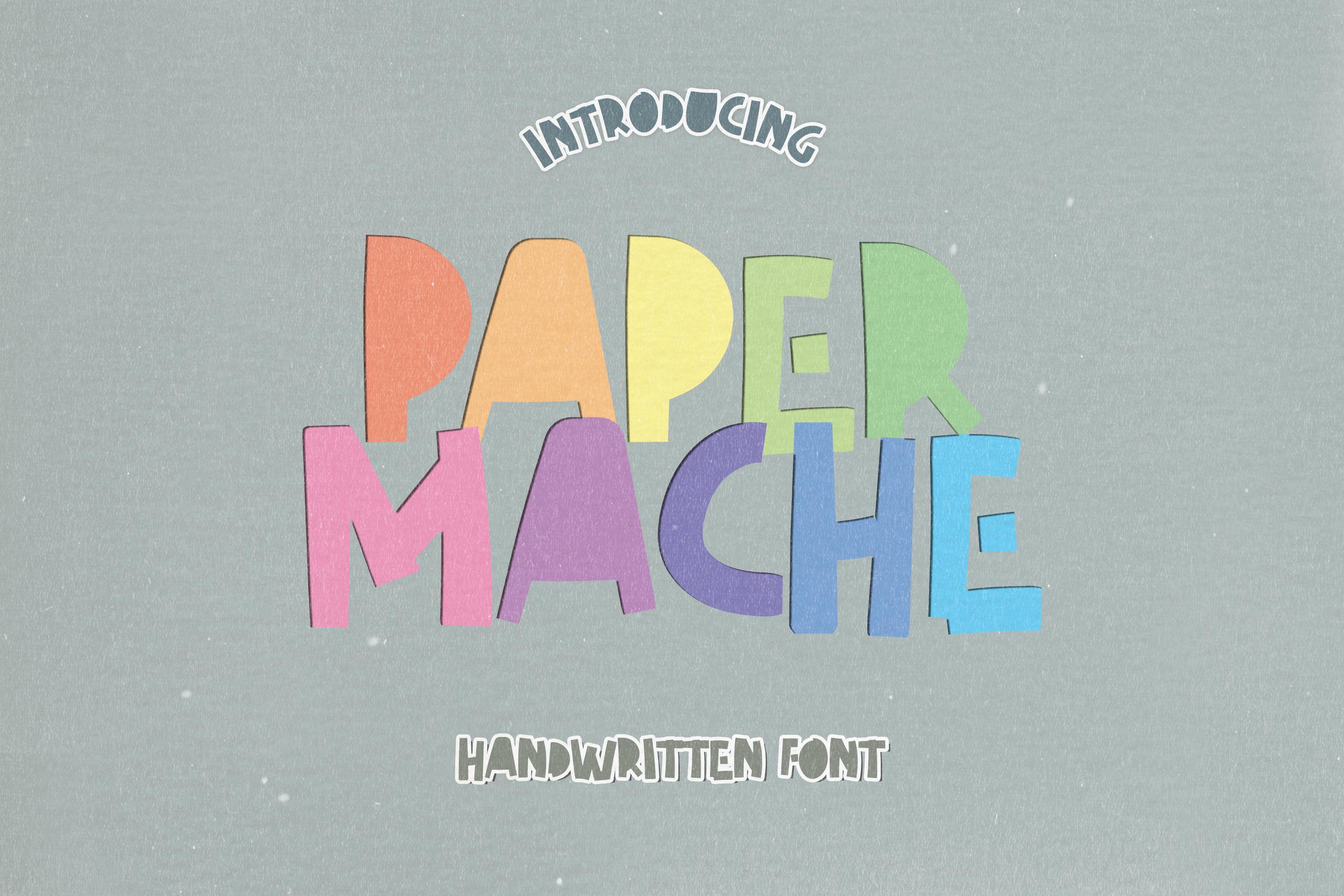 Paper Mache Font
