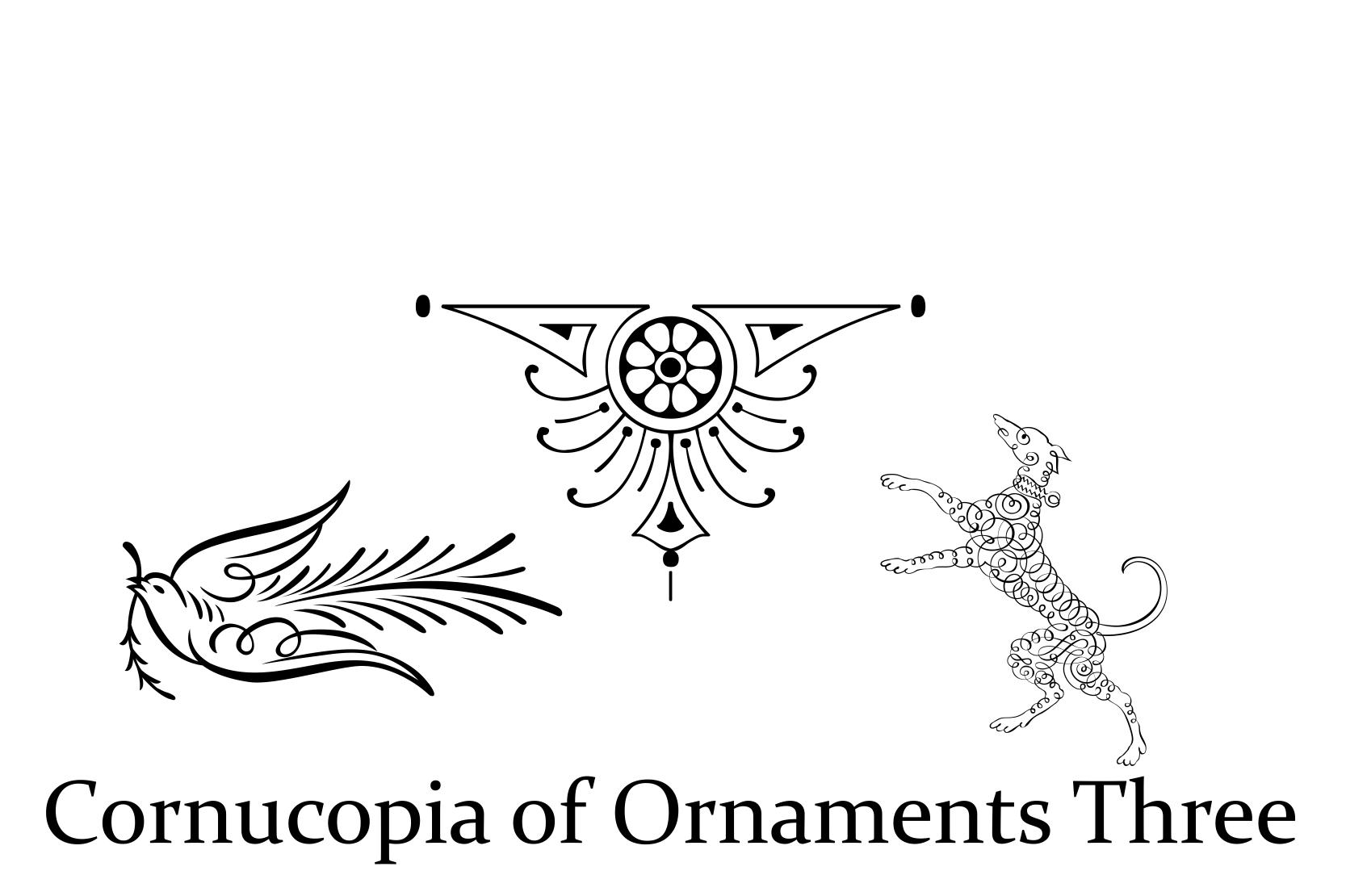 Cornucopia of Ornaments Two Font
