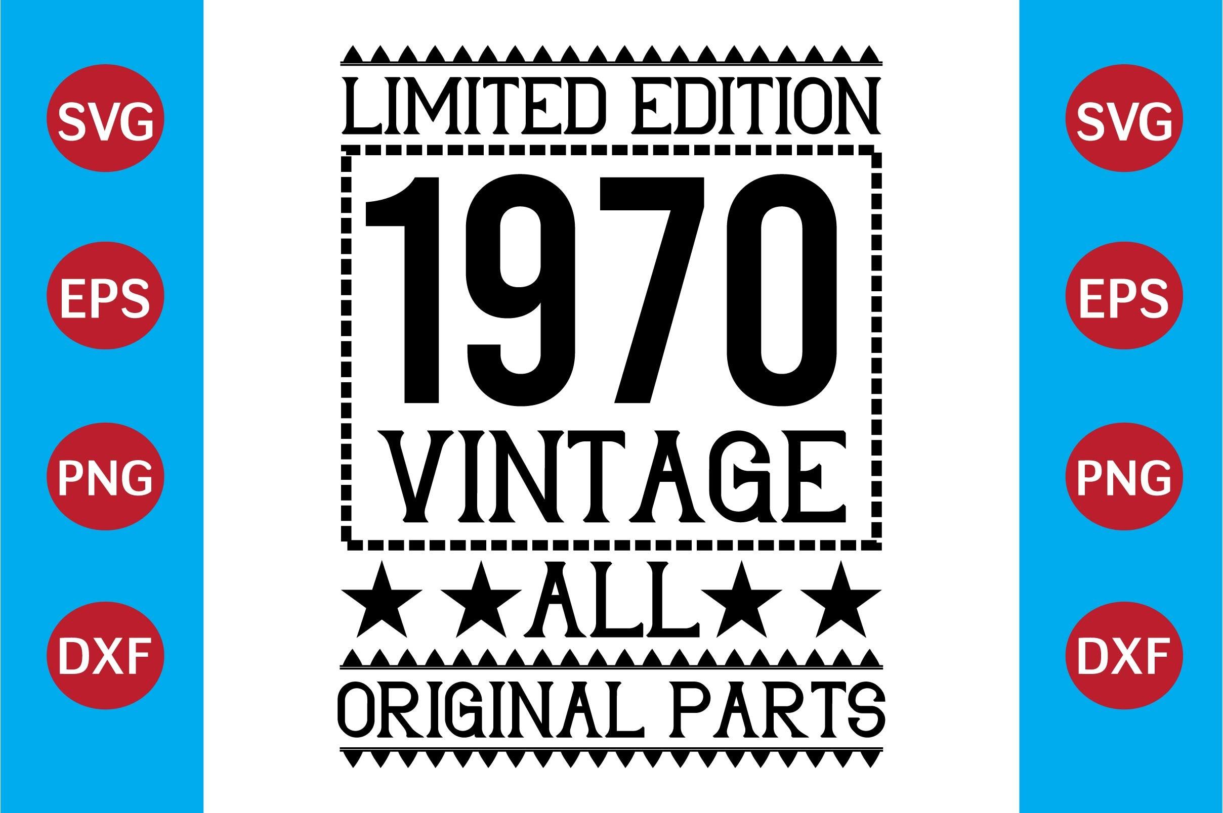 Limited Edition 1970 Vintage All Origina