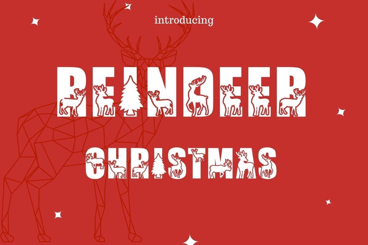 Reindeer Christmas Font