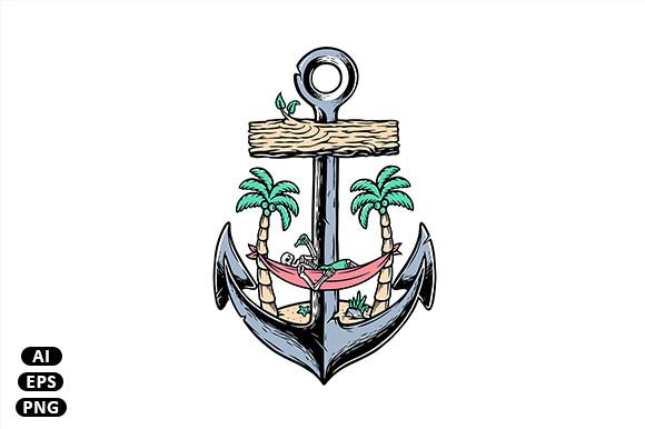 Beach Skull and Old Anchor