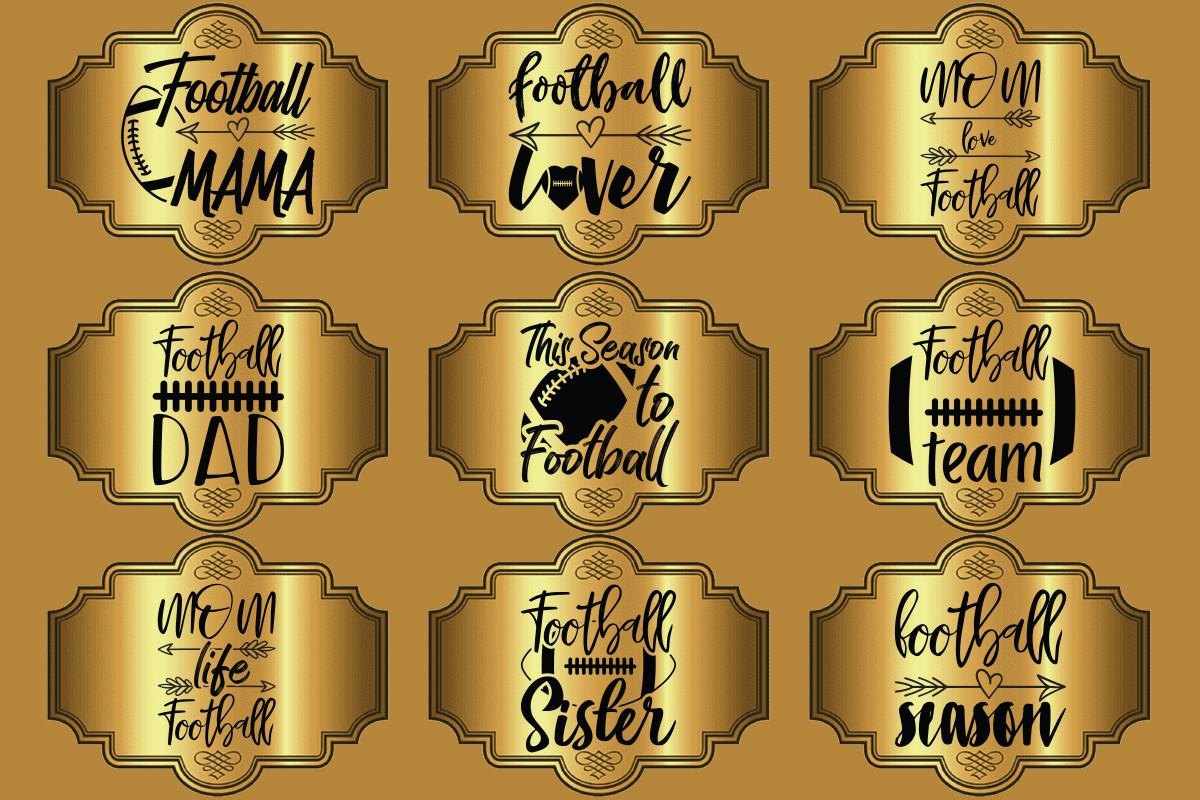 Editable Funny Football SVG Bundle#9