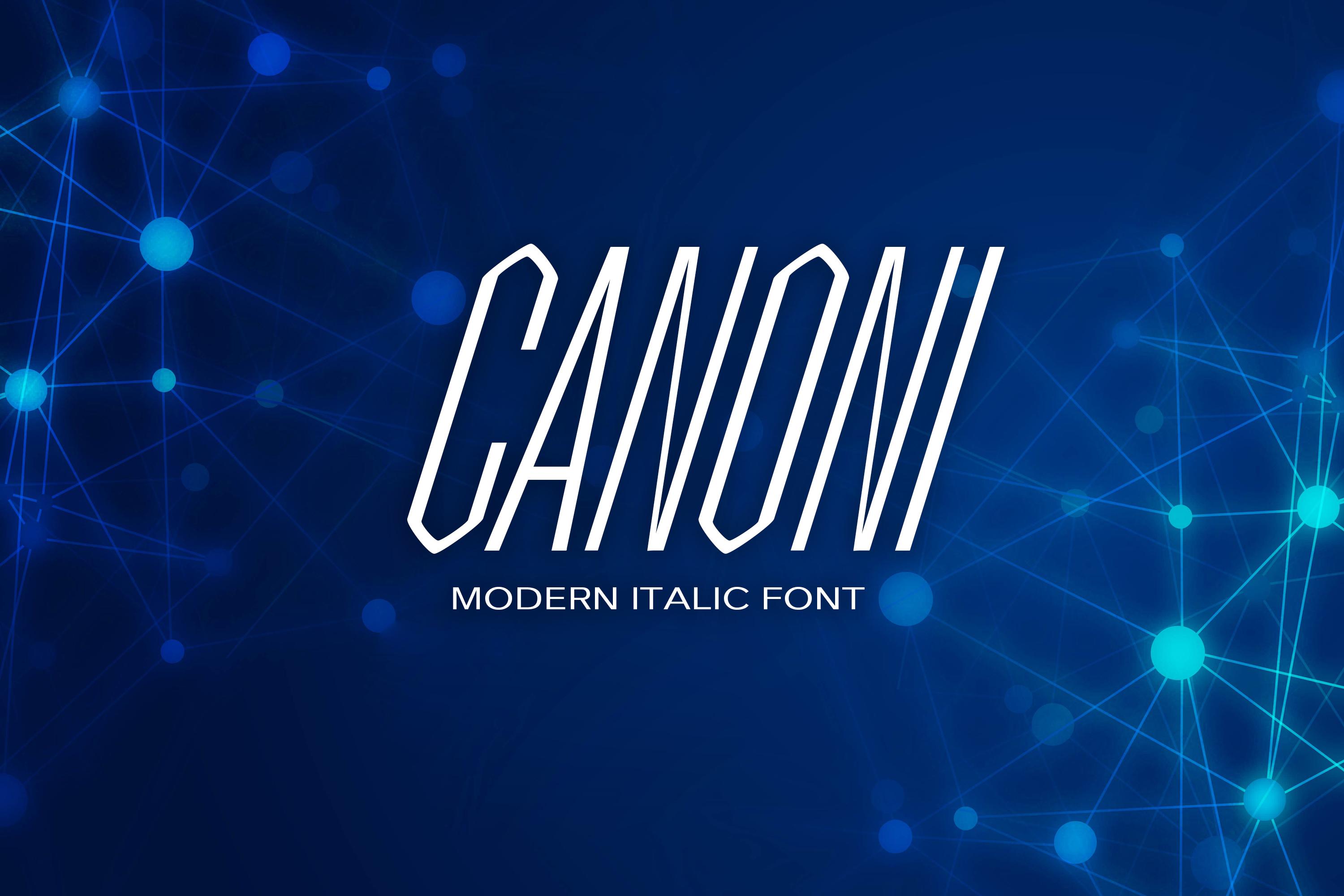 Canoni Font