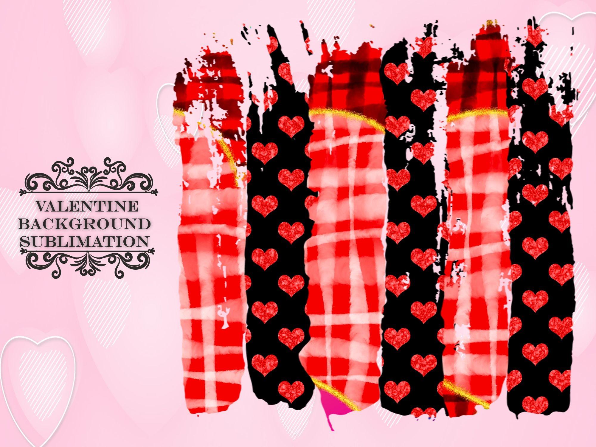 Background Valentine Sublimation