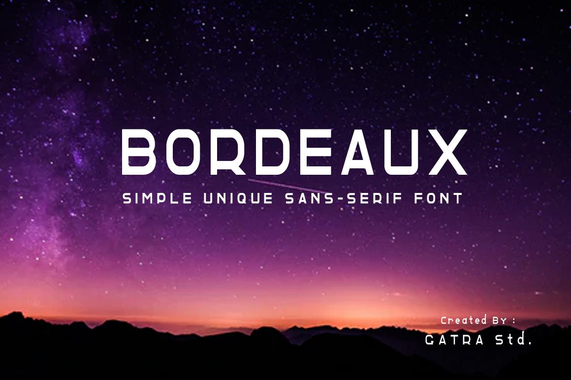 Bordeaux Font
