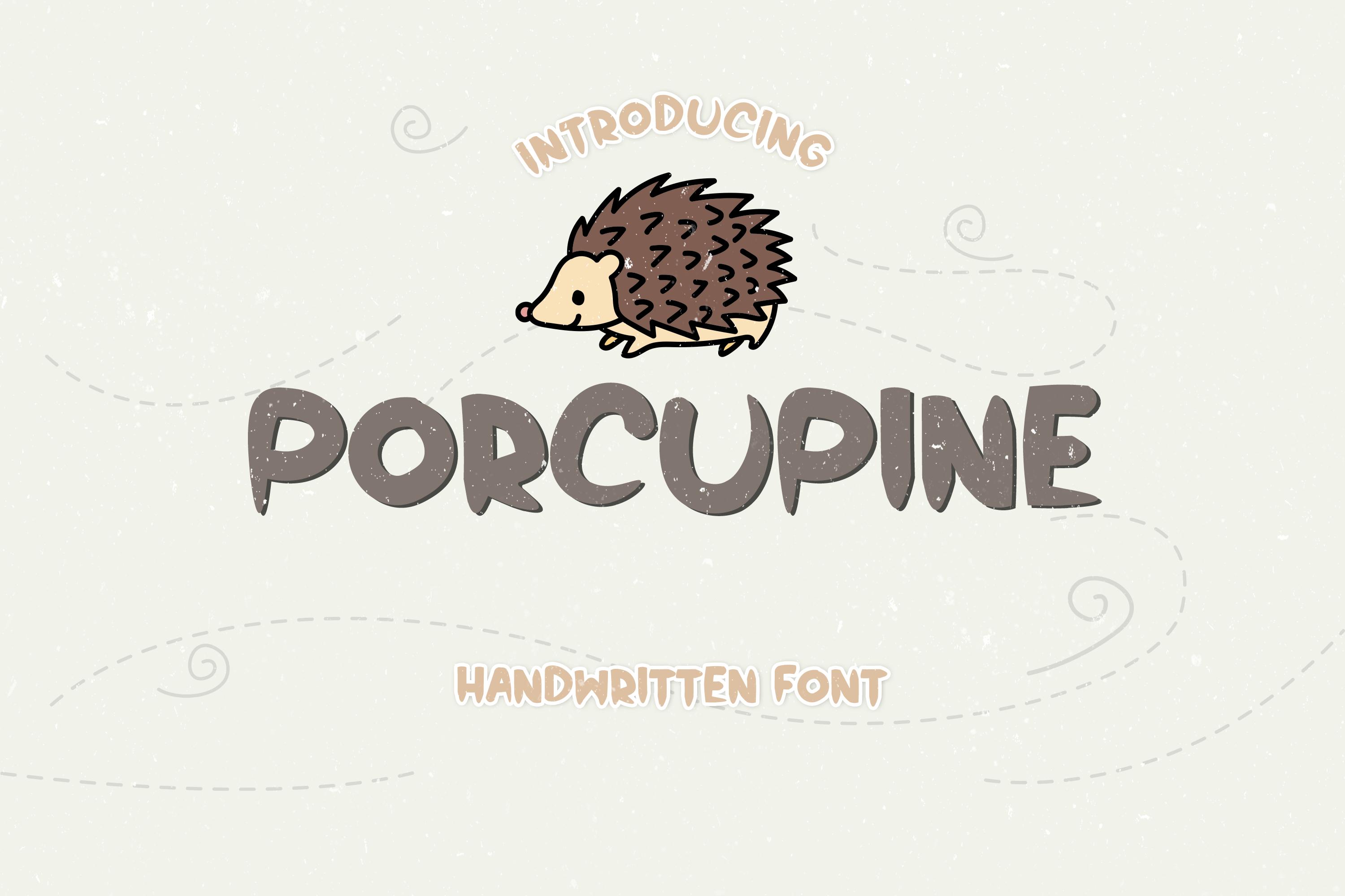Porcupine Font