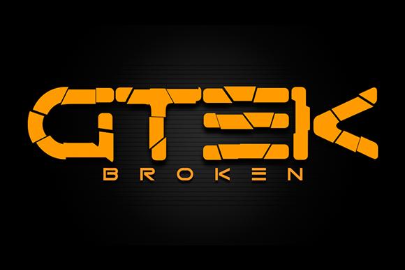 Gtek Broken Font