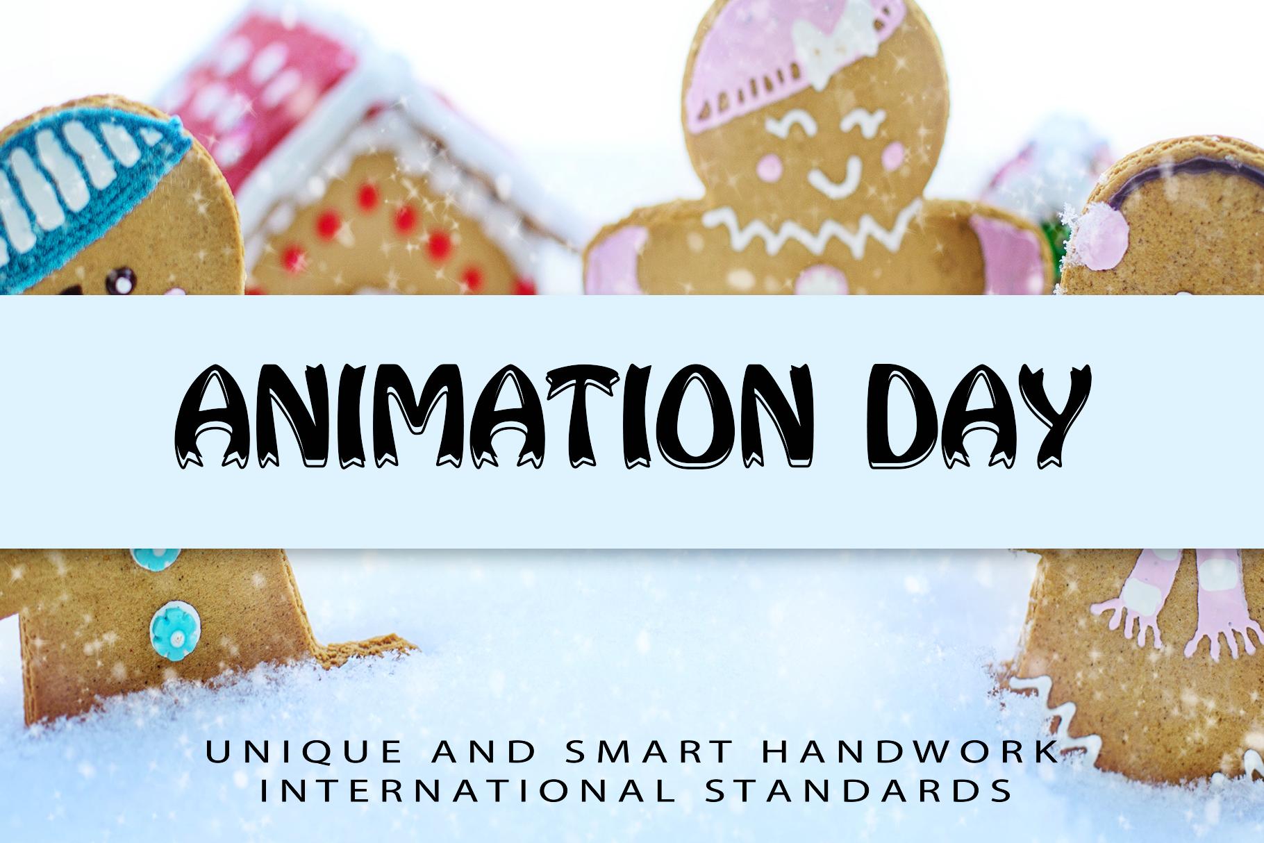 Animation Day Font