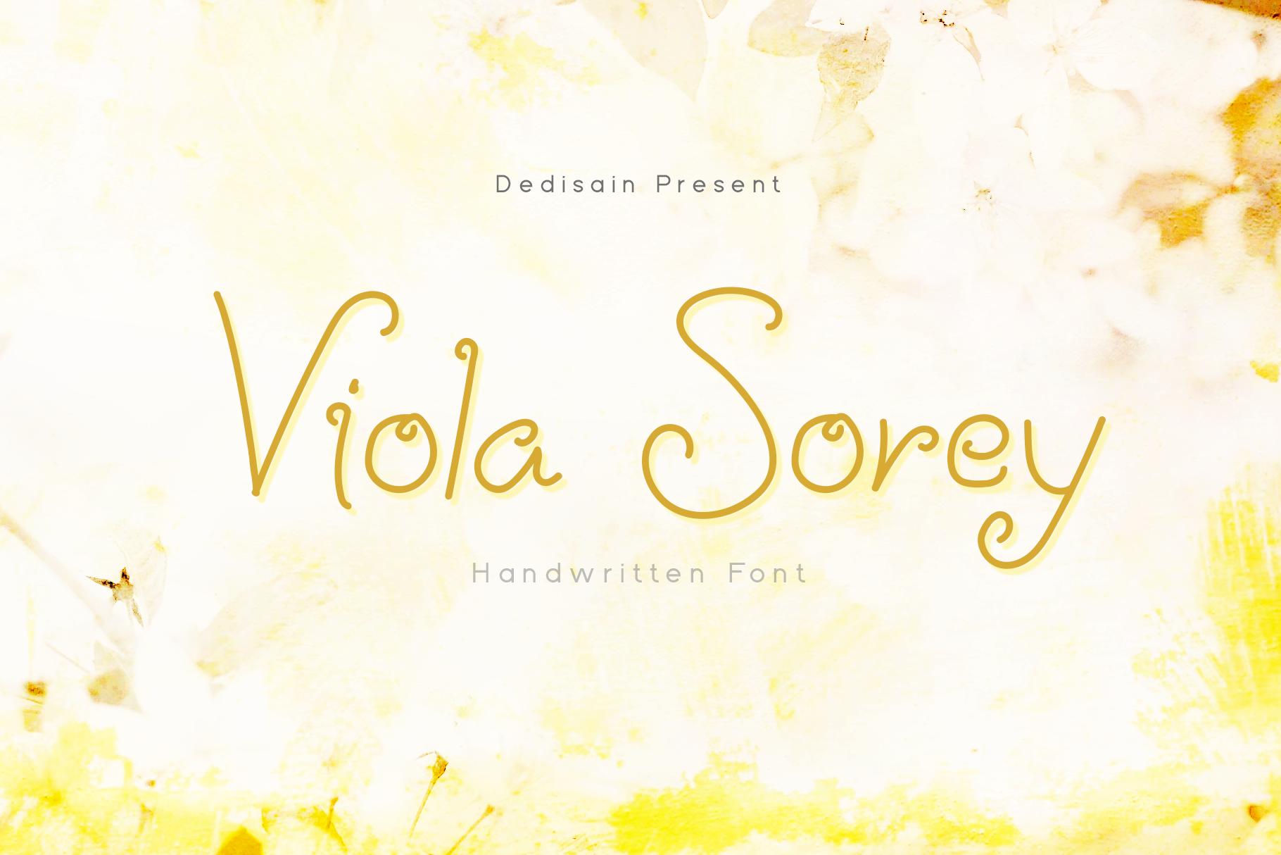 Viola Sorey Font