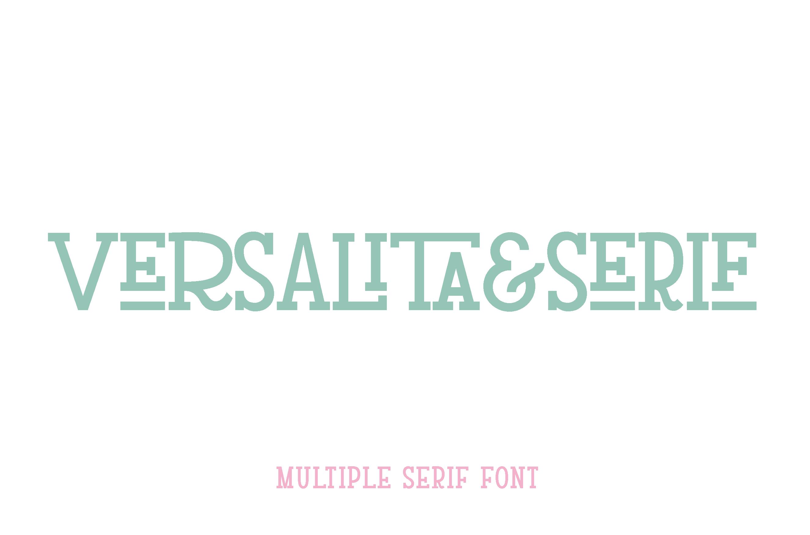 Versalita&Serif Font