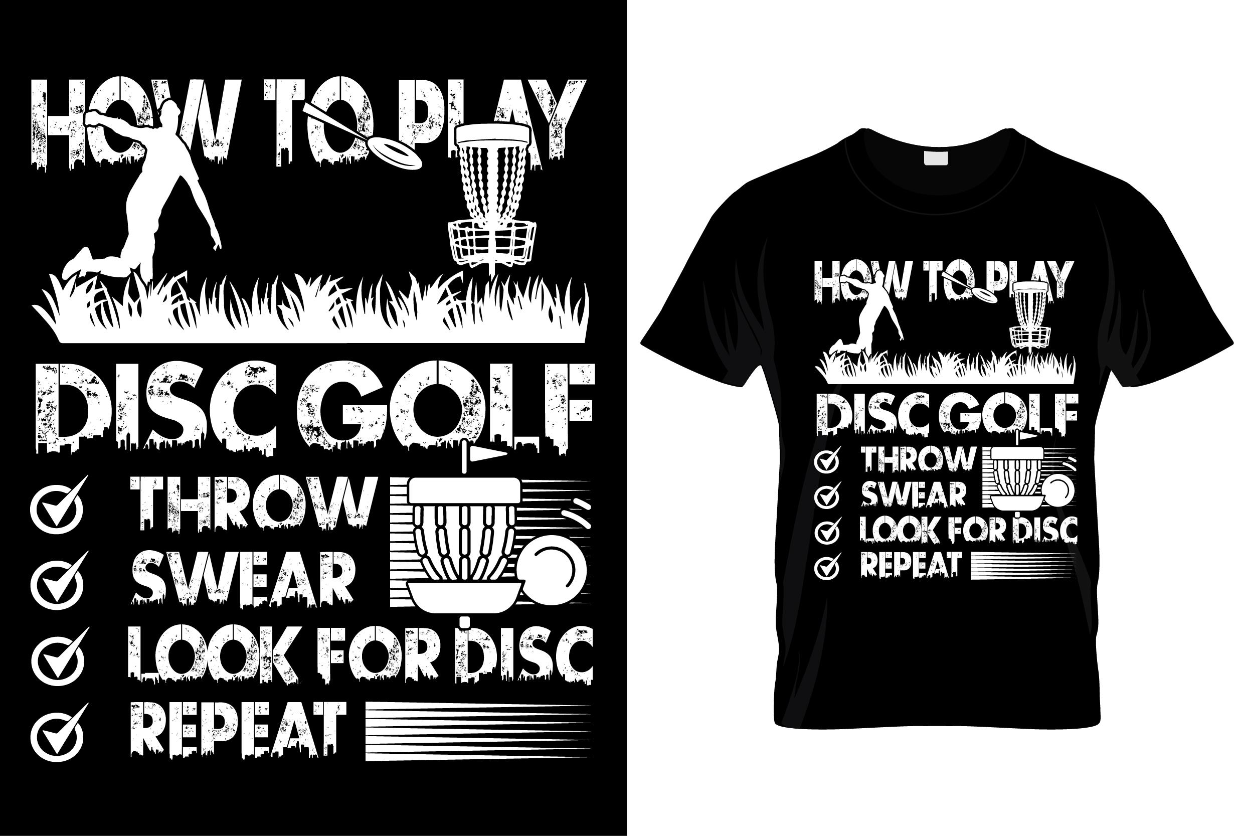 DISC GOLF LOVER GRAPHIC TEES