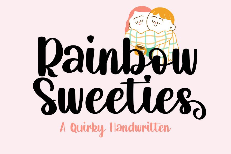 Rainbow Sweeties Font