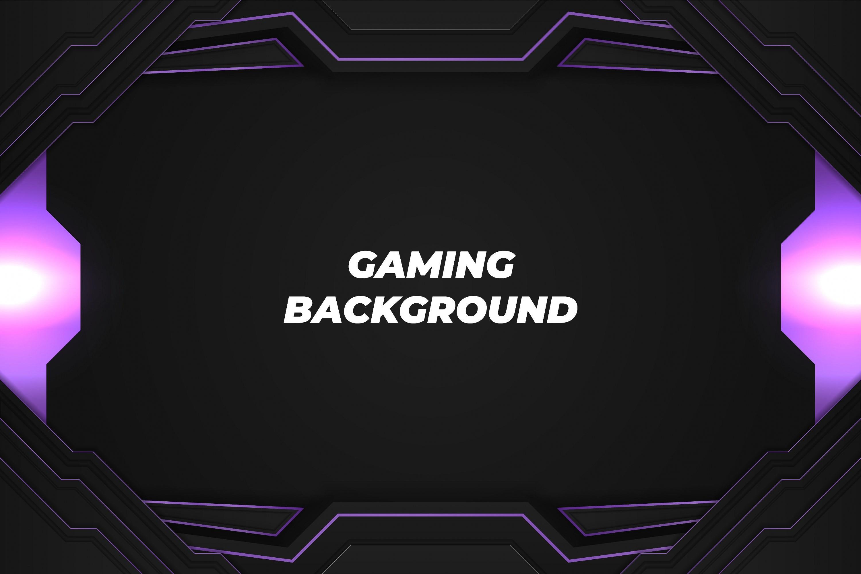 Gaming Background Black and Purple