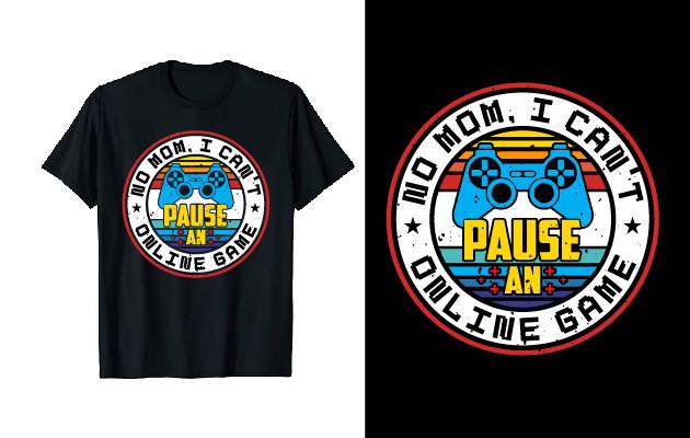 Retro Vintage Game T-Shirt Design