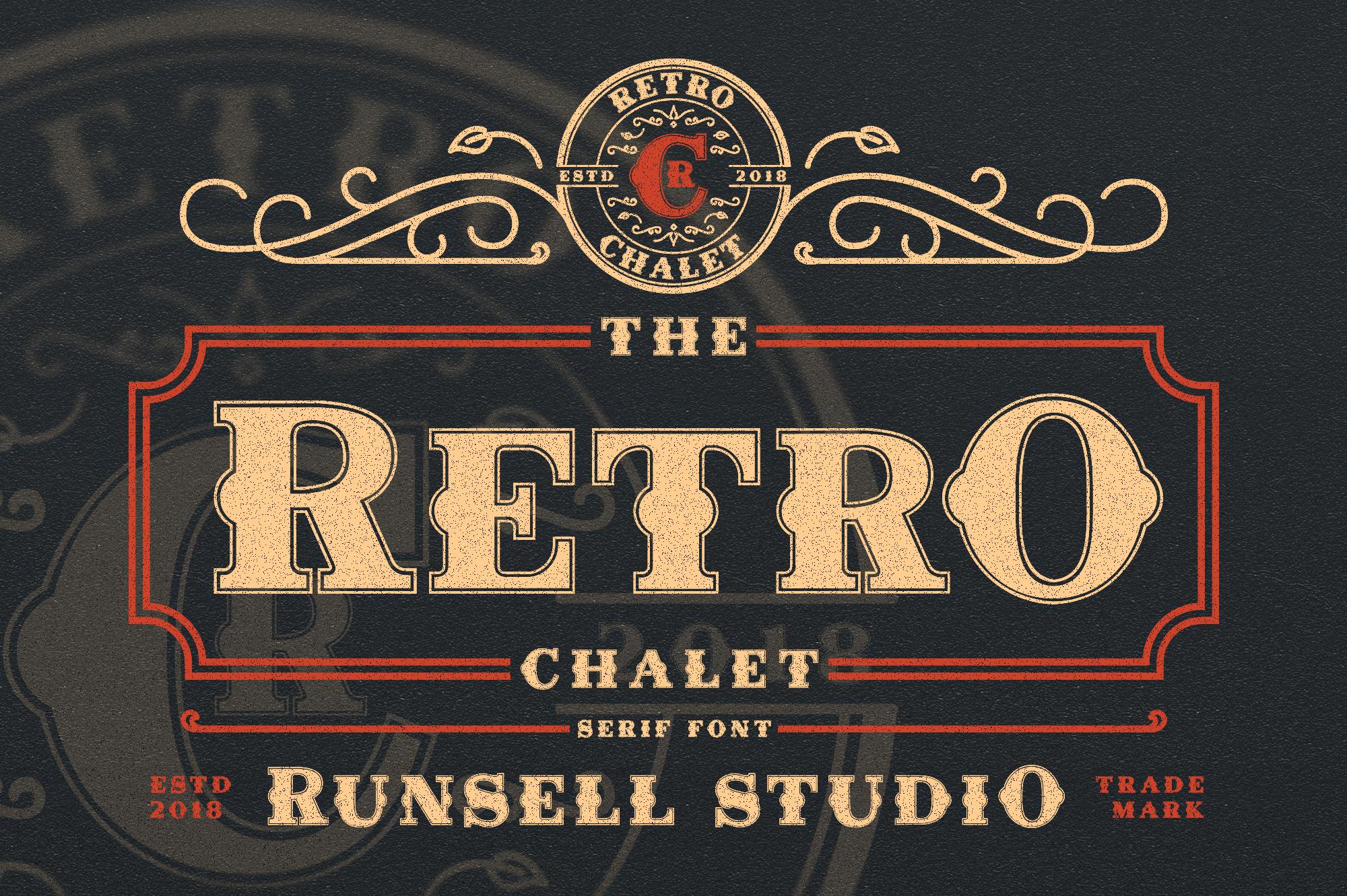 Retro Chalet Font