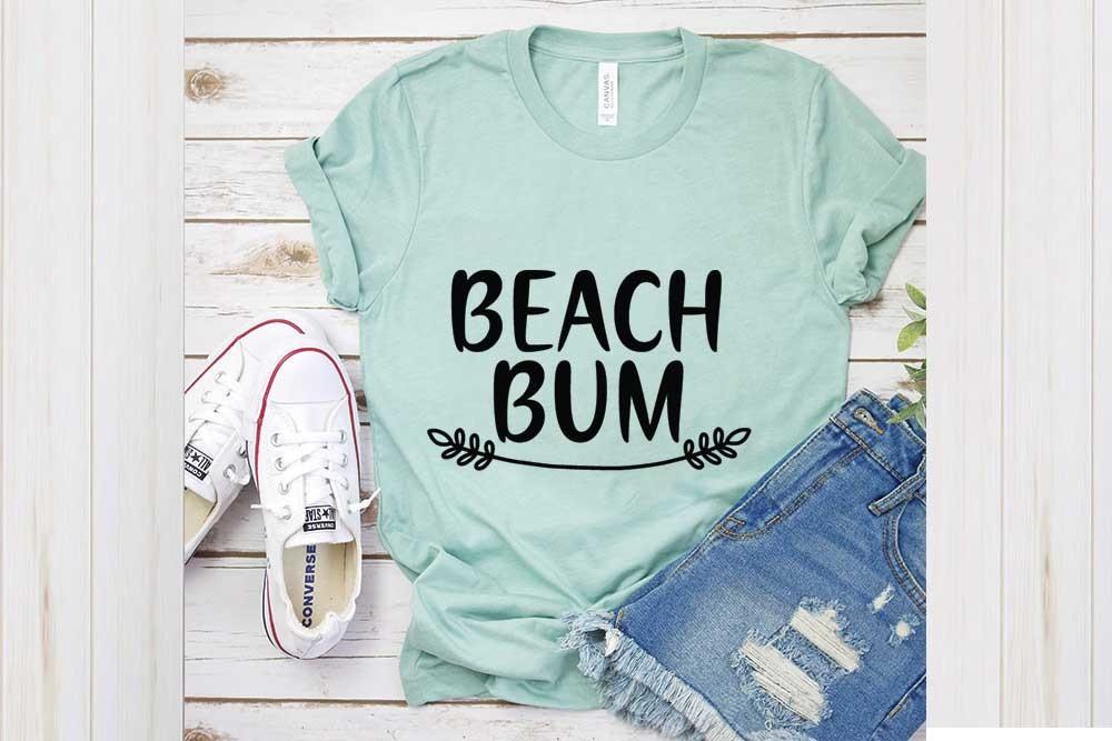 Beach Svg Design, Beach Bum