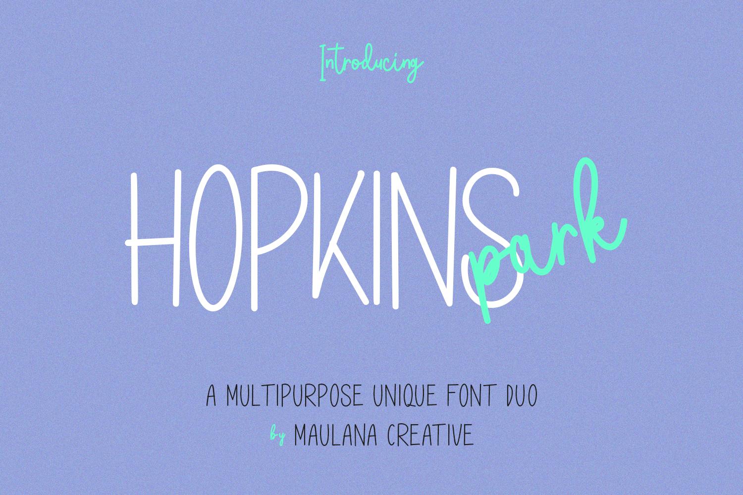 Hopkins Park Font