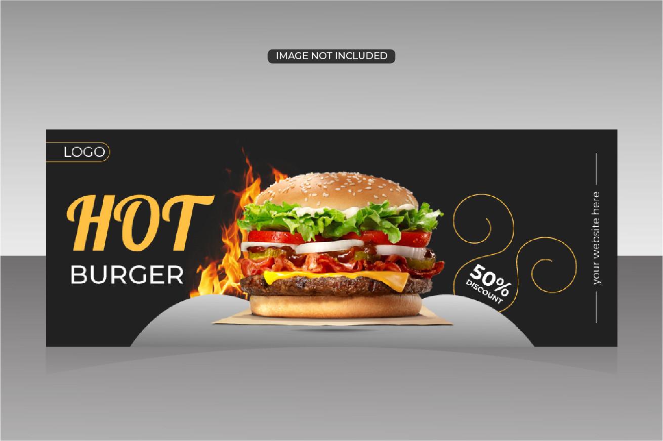 Food Cover Design for Restaurant