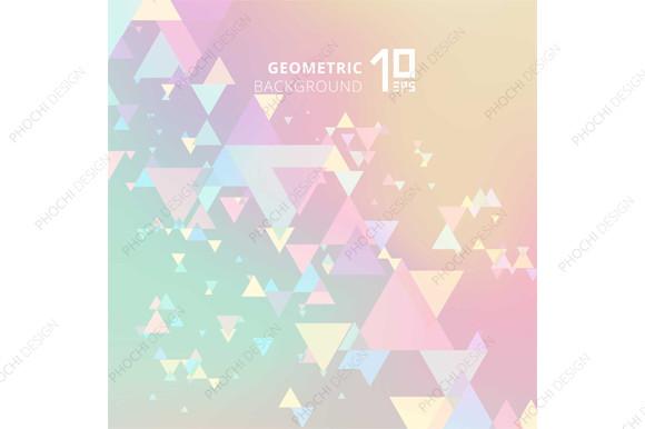 Abstract Triangle Holographic Background