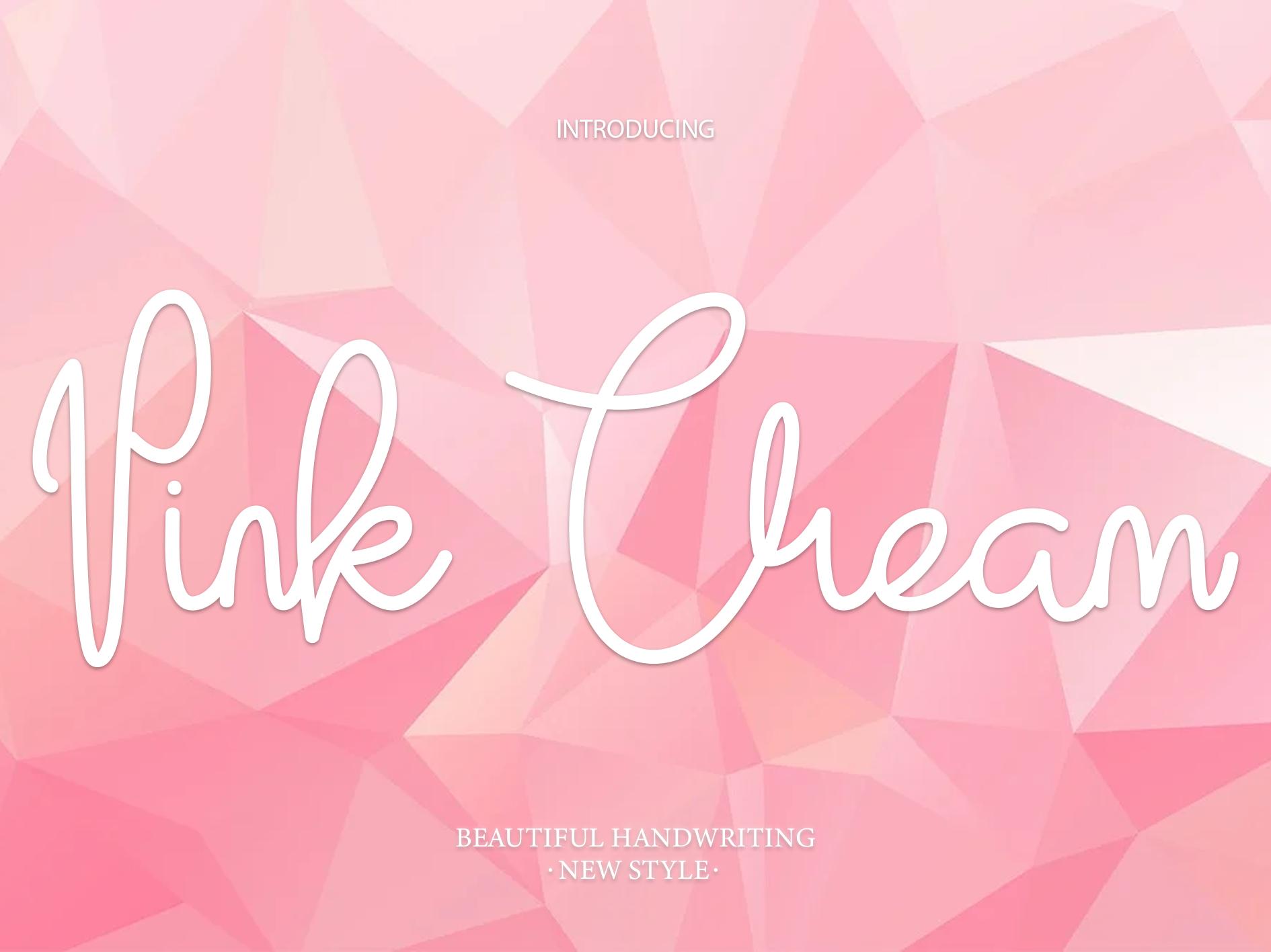 Pink Cream Font