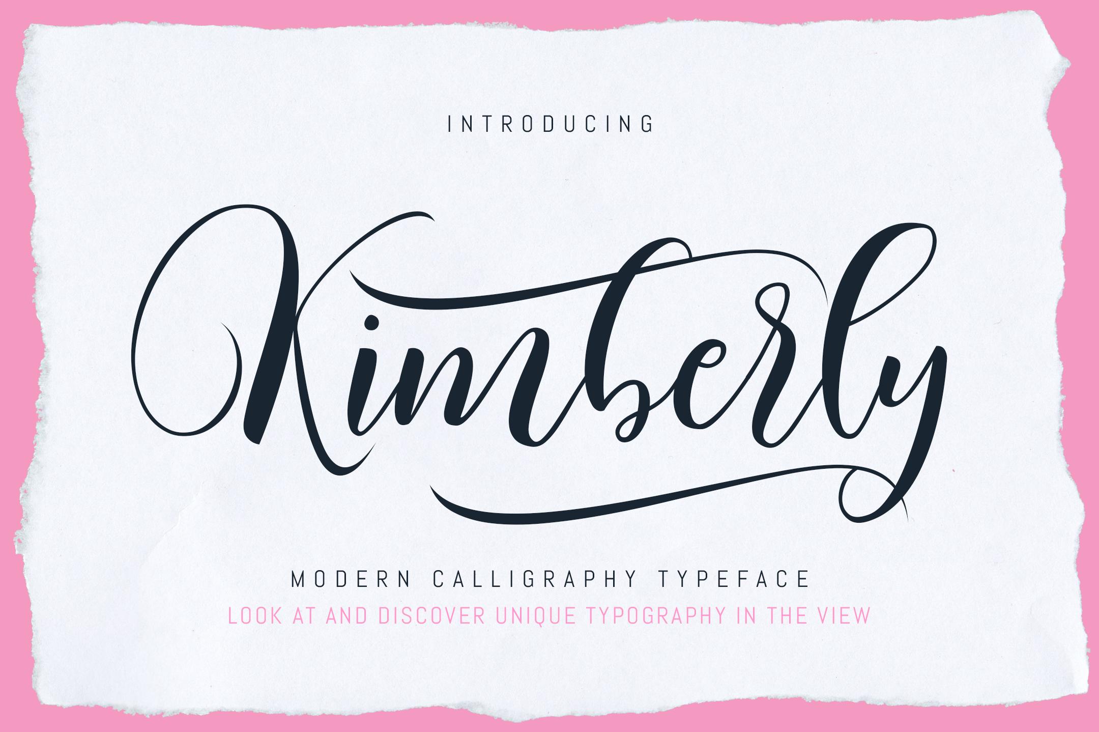 Kimberly Script Font