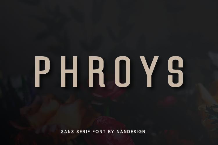 Phroys Font