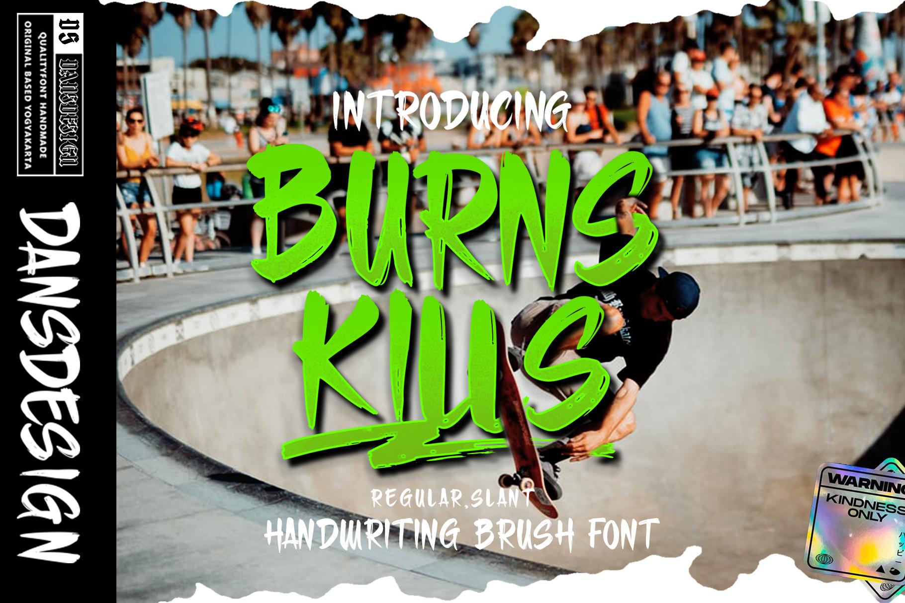 Burn Kills Font