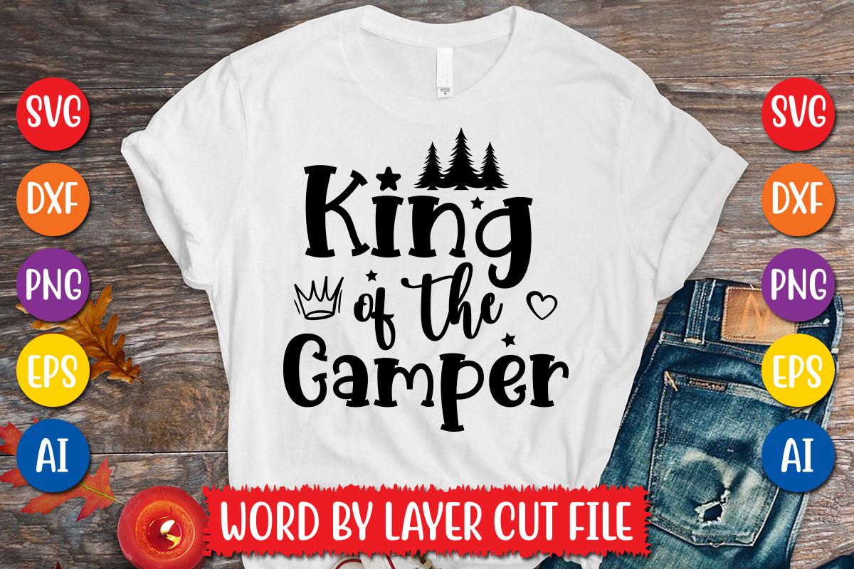 King of the Camper Svg Design