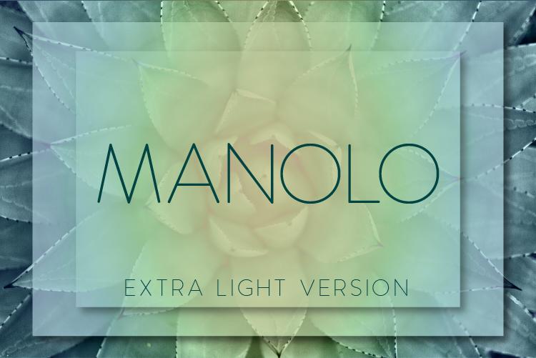 Manolo Extra Light Font