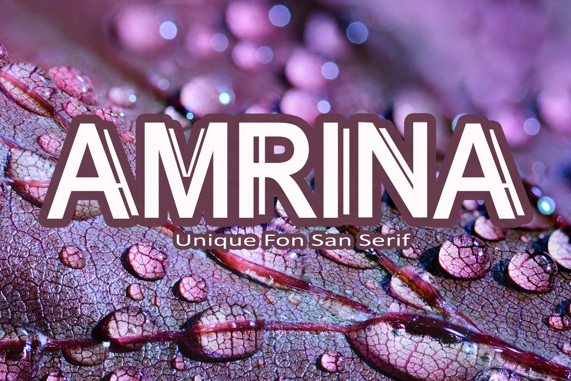 Amrina Font