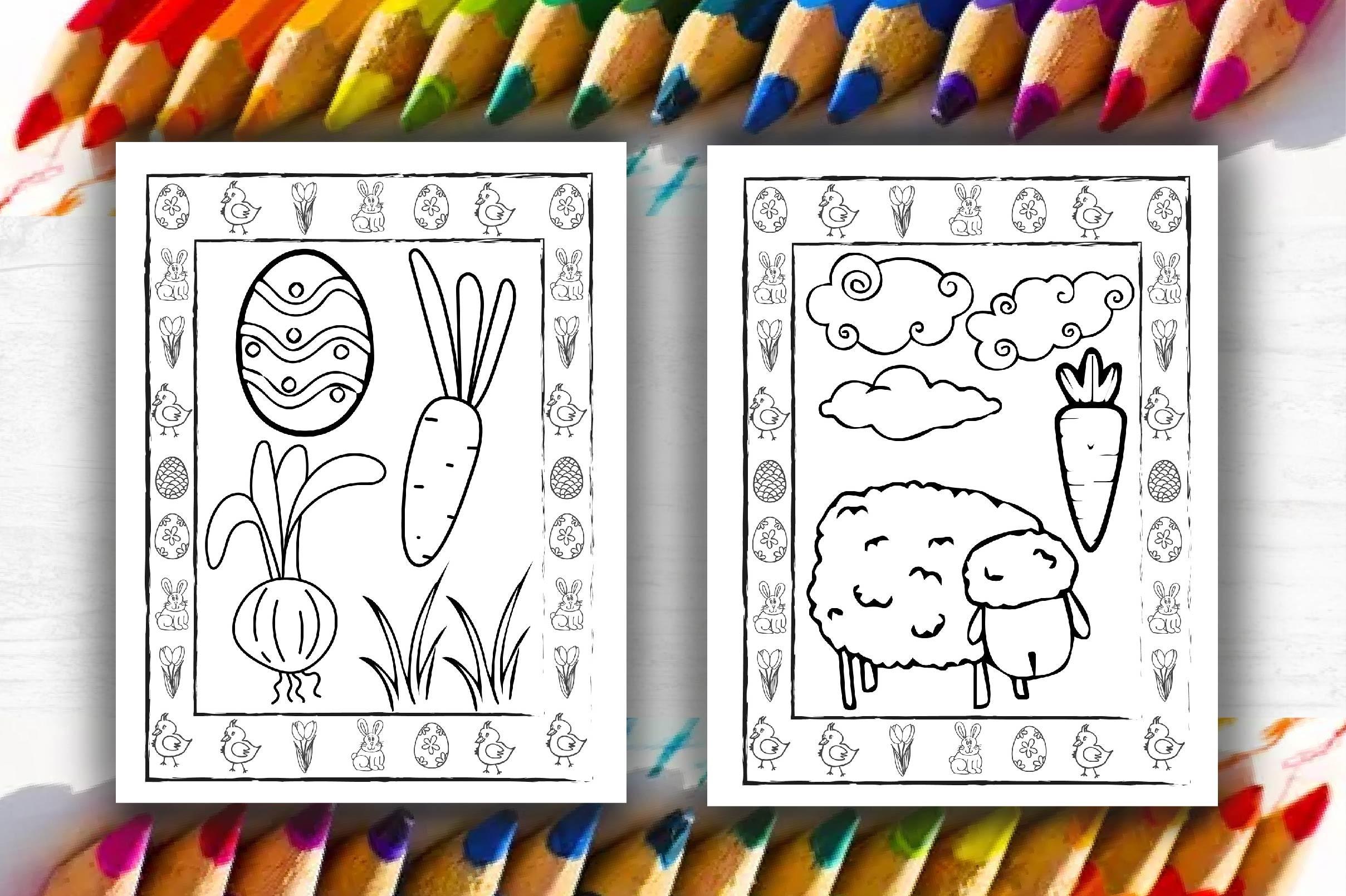 Kids Easter Coloring Pages Printable