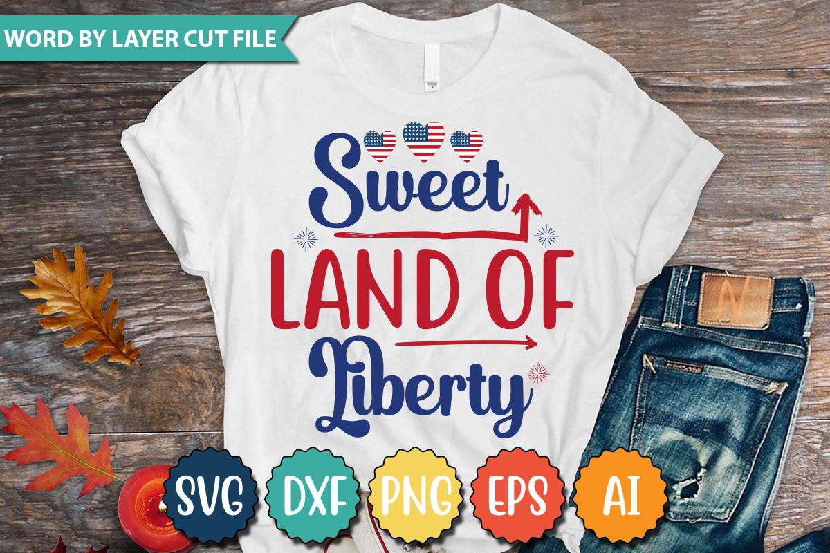 Sweet Land of Liberty Svg