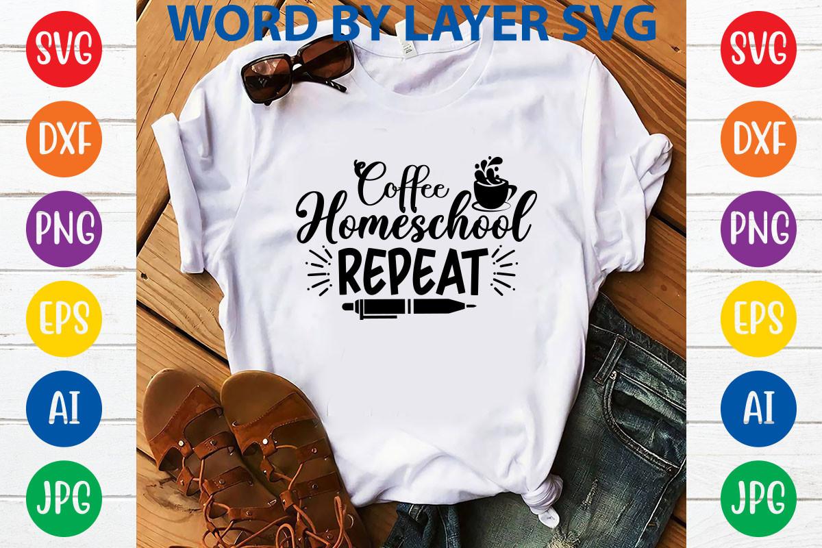 Coffee Homeschool RepeatSvg Design