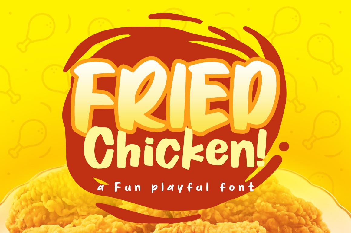 Fried Chicken Font