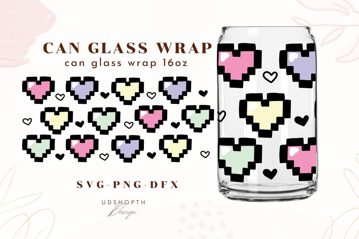 Valentine Hearts Svg Wrap Libbey Glass