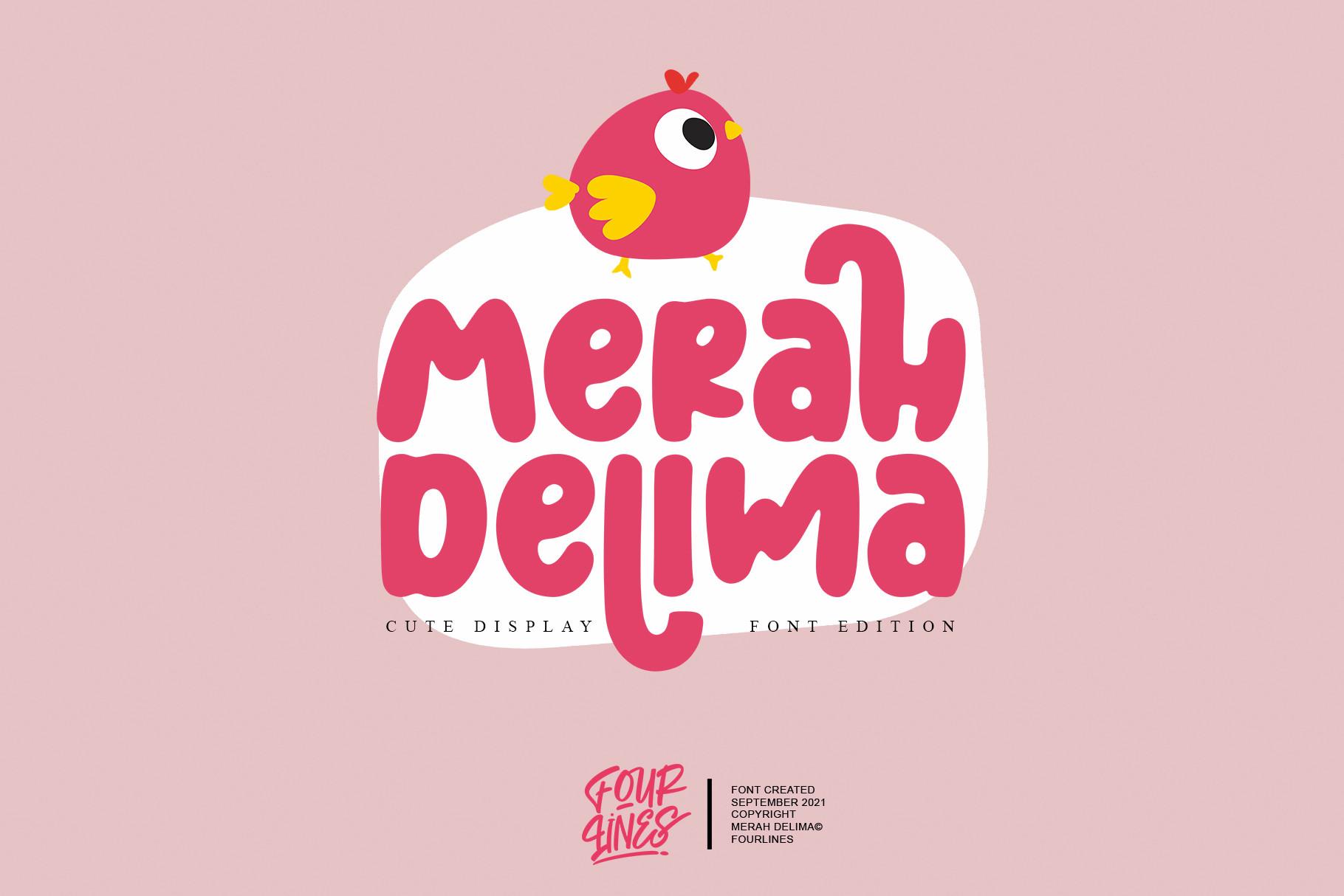 Merah Delima Font
