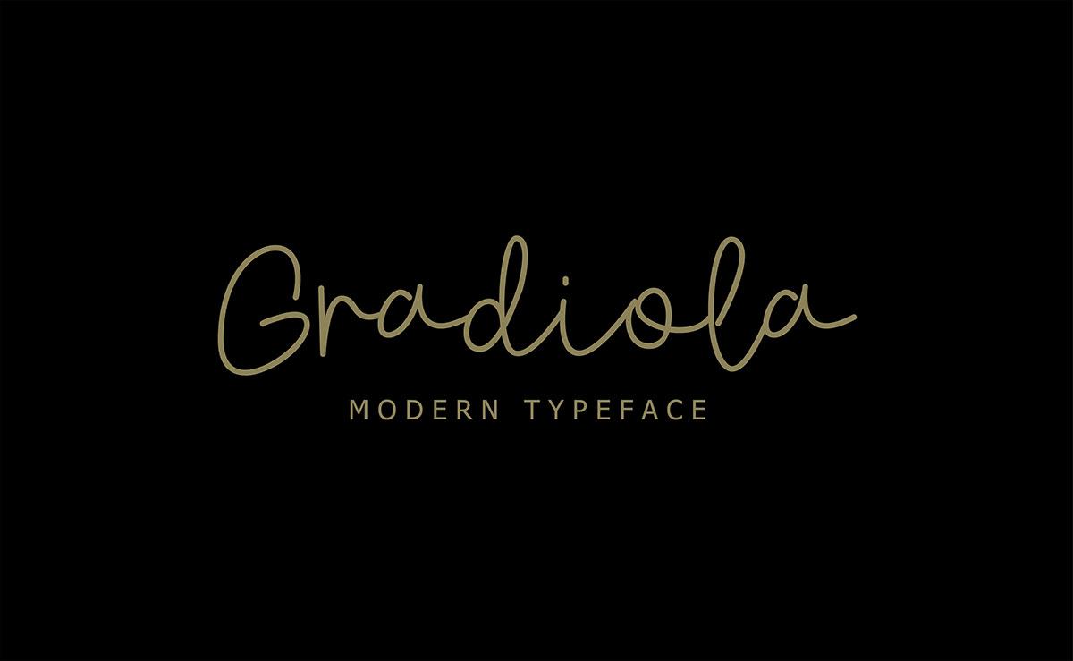Gradiola Font