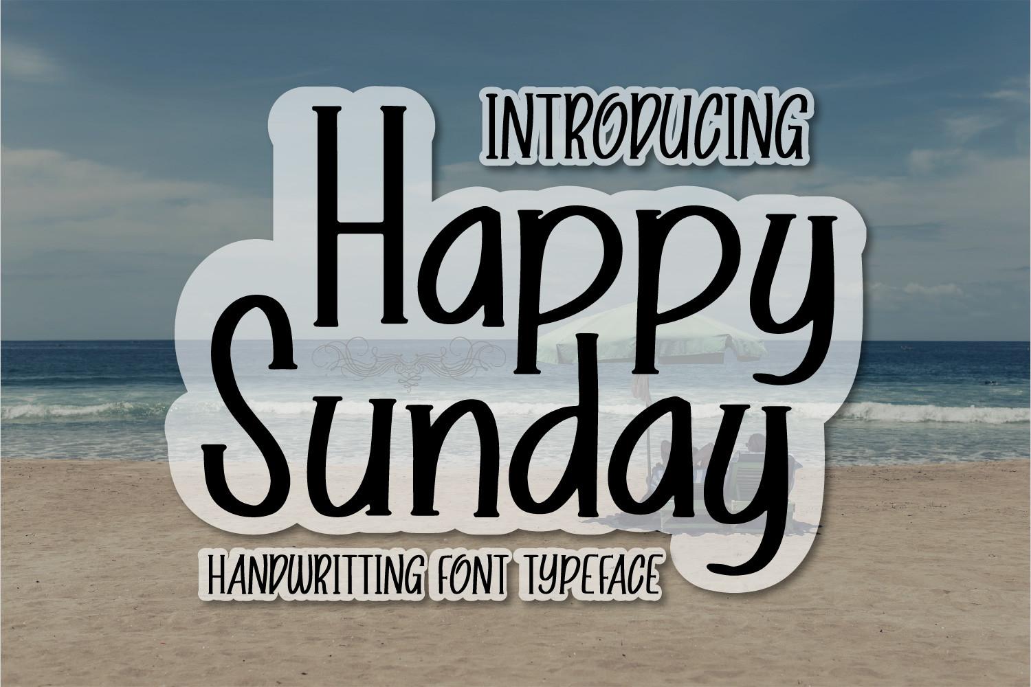 Happy Sunday Font