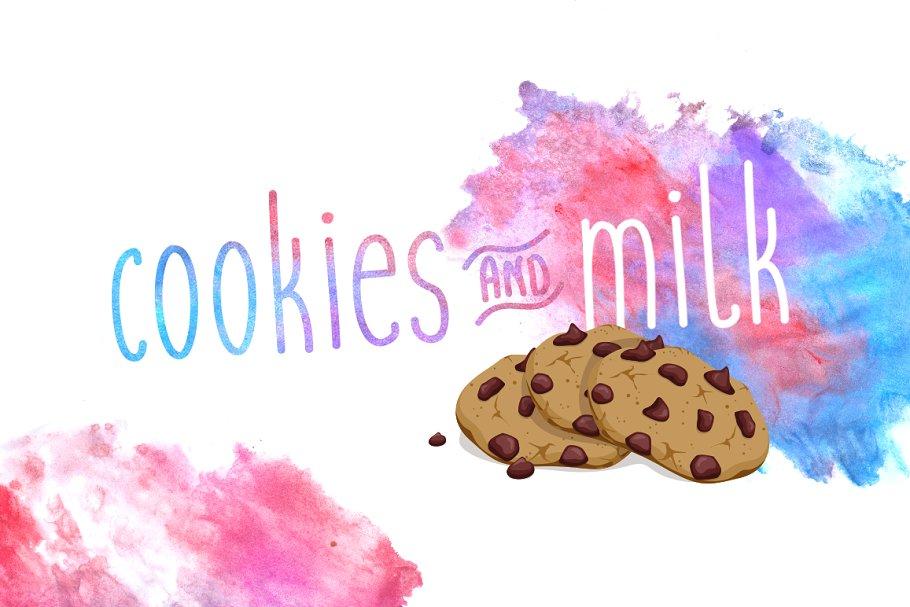 Cookies and Milk Font