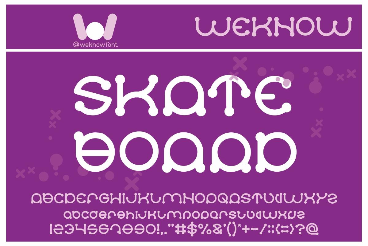 Skateboard Font