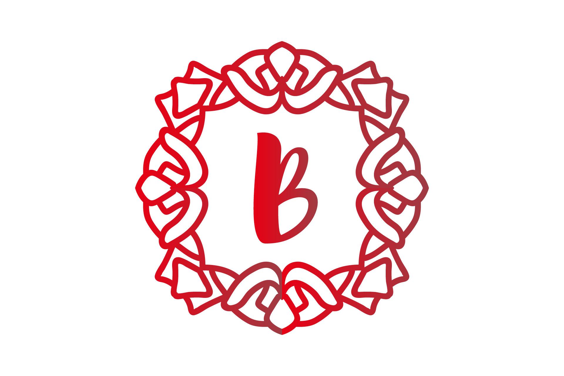 Monogram Typography Illustration Design