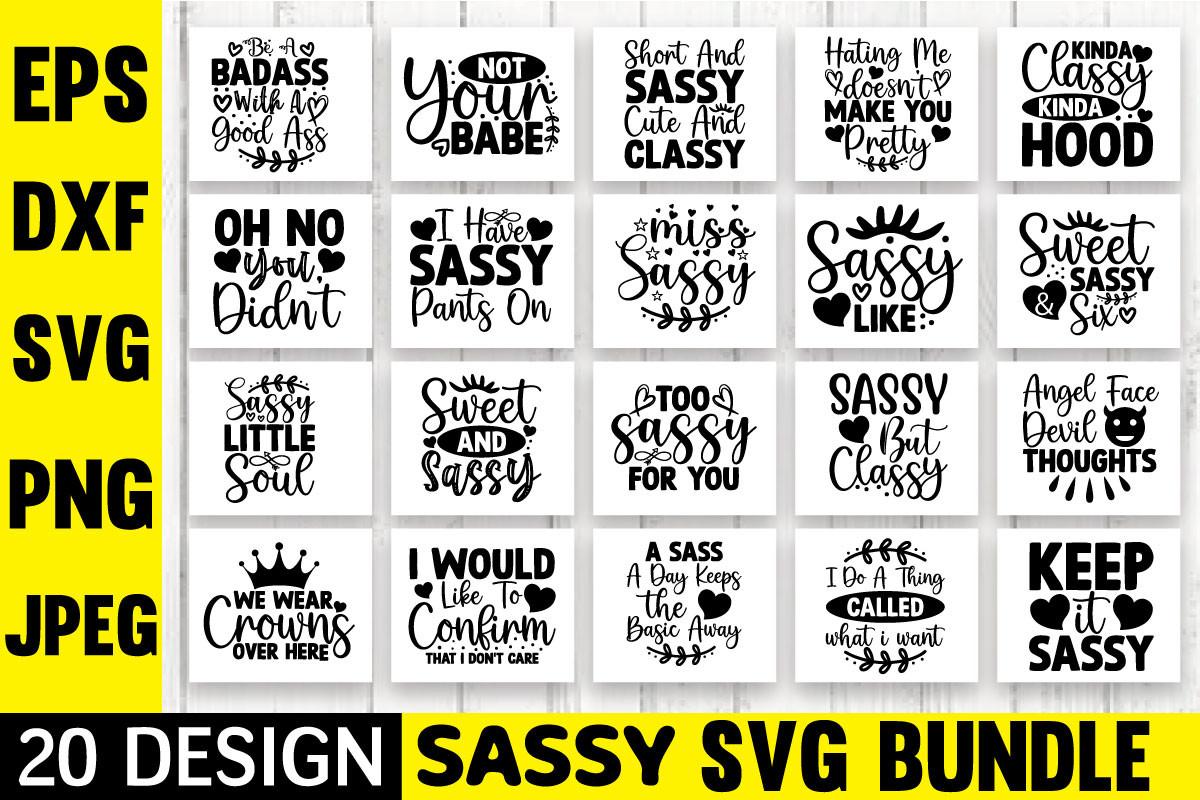 Sassy Svg Design Bundle