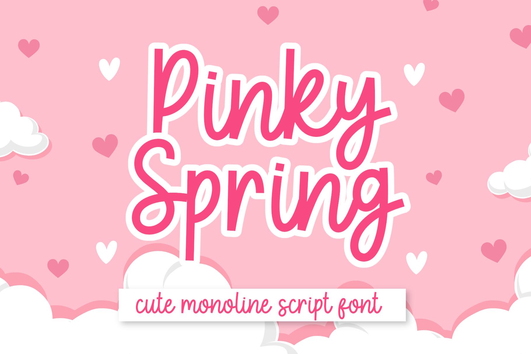 Pinky Spring Font