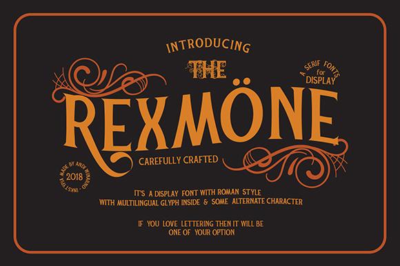 Rexmone Font